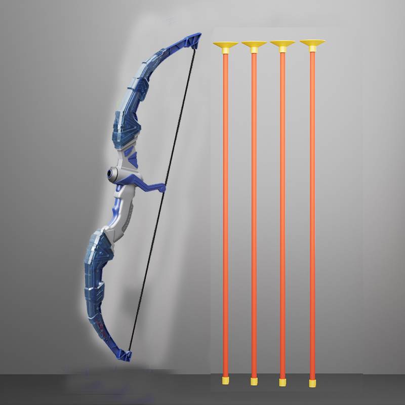 Blue bow with four arrows